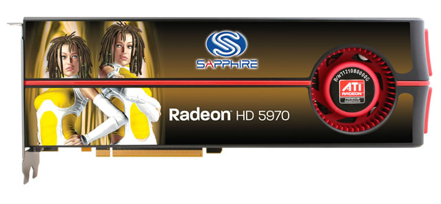 SAPPHIRE HD5970 2G GDDR5 PCI-E DUAL-DVI-I/MINI DP